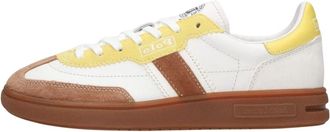 Polo Ralph Lauren Schoenen, Dames, Veelkleurig, 37 EU, Leer, Bedford Sneakers Low Top Lace
