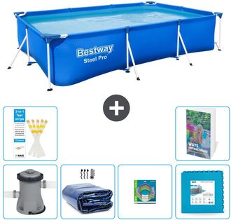 Bestway Piscina Bestway Steel Pro Rectangular - 300x201x66 Cm - 7-piezas S229