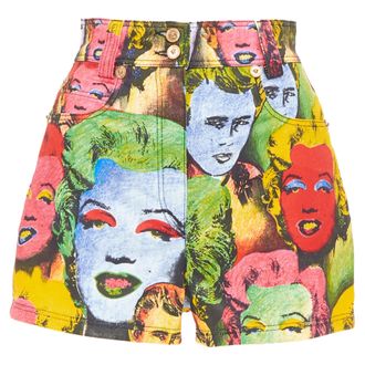 Versace Reissue Monroe James Dean Warhol shorts