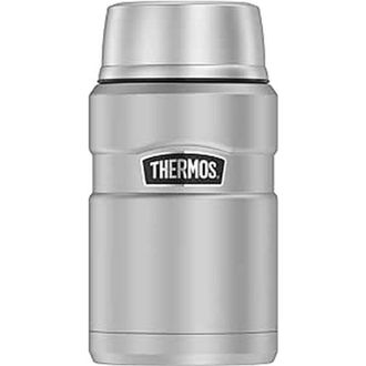 Thermos per Alimenti, Acciaio Inossidabile., Acciaio Inox, Acciaio Inox, 9,3 x 9,3 x 18,5 cm