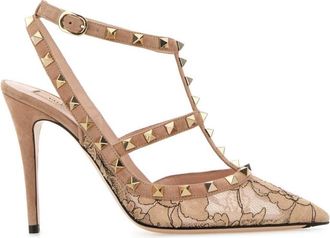 Valentino Garavani Powder Pink Rockstud Heels