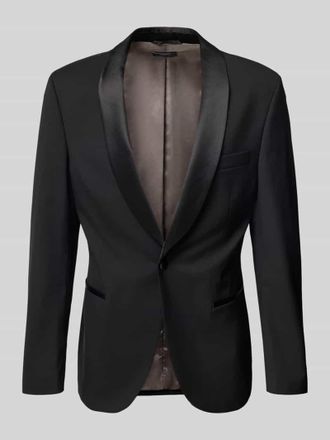 Mc Neal Slim Fit 1-Knopf-Sakko mit Reverskragen in Black, Gr&ouml;&szlig;e 28