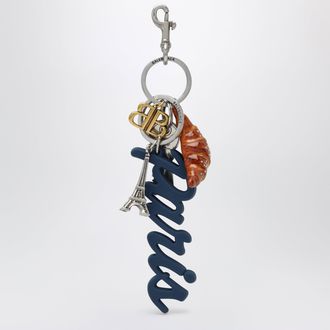 Balenciaga Paris charm keychain