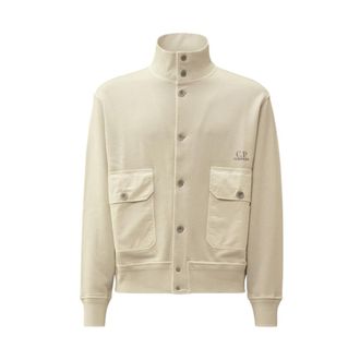 C.P. Company Open Sweat Light Jacket - Heren - Zomerjassen - Grijs - XL - Katoen - Jassen