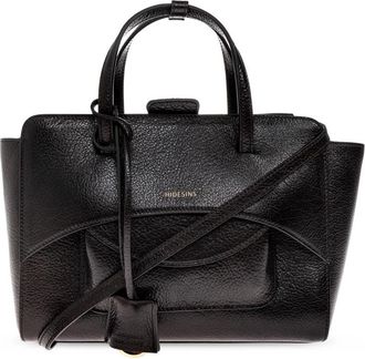 Hidesins Flap Medium Bag - Dames - Handtassen - Bruin - ONE Size - Leer - Tassen