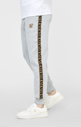 Siksilk Pantal&oacute;n gris marl ajustado M