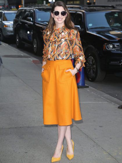 In cerca di carica per affrontare la settimana? Copia il look vitaminico di Anne!