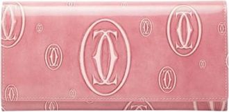 Cartier Pre-owned Wallets, female, Pink, Size: ONE SIZE Pre-owned Long wallet (bi-fold)