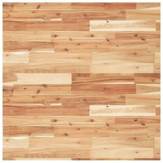 Berkfield Home Table Top Square 90x90x2 cm Solid Wood Acacia in Brown | Size: 90 x 90 x 2 cm