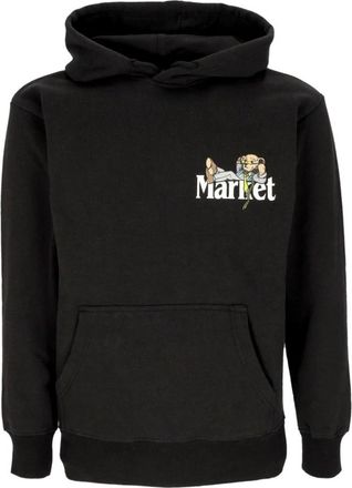 Market Better Call Bear Hoodie - Heren - Hoodies - Zwart - S - Katoen - Hoodies & sweatvesten