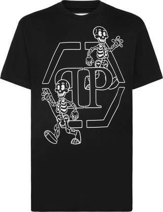 Philipp Plein T-Shirt Ronde Hals Skeleton
