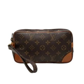 Louis Vuitton Pre-owned Clutches, female, Brown, Size: ONE SIZE Pre-owned Marly Dragonne PM