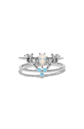 Girls Crew Harry Potter Patronus Ring in Silver at Nordstrom, Size 5