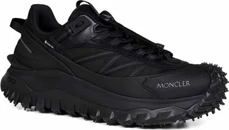 Moncler Mens Sneakers Trailgrip Gtx Black Calf Leather Trainers