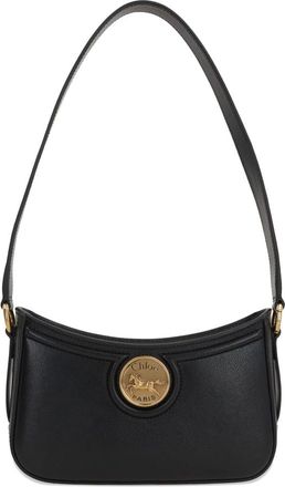 Chlo&eacute; Logo-plaque Leather Shoulder Bag