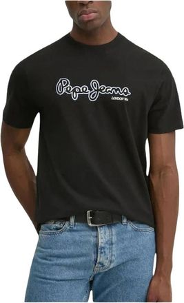 Pepe Jeans London Uomo, Top, Nero, L, new