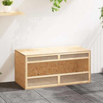 vidaXL Terrario in Legno Multistrato 100x47x47 cm - Vidaxl