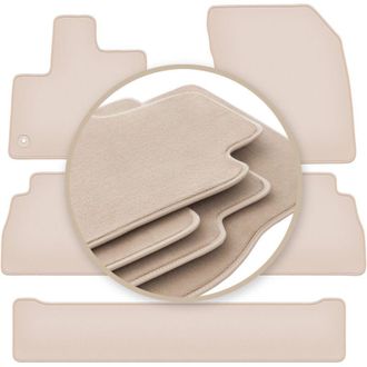 OEM Alfombrillas Premium Beige Para: Opel Combo E Life 7 Plazas 2018