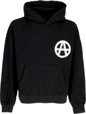 Acupuncture Anarchy Hoodie - Heren - Hoodies - Zwart - XL - Katoen - Hoodies & sweatvesten