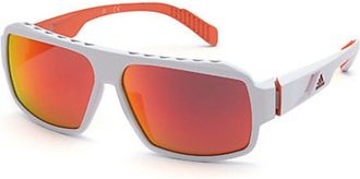 Adidas Sport SP0026 21L Mens Sunglasses White Size 62