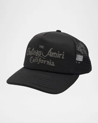 Amiri Men & apos;s Chateau Amiri Trucker Hat