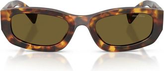 Miu Miu Sunglasses Mub04 S 14 L09 Z Honey Brown/Dark Brown Women