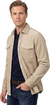 N-Z-A- NEW ZEALAND AUCKLAND Overshirt NZA beige regular fit corduroy