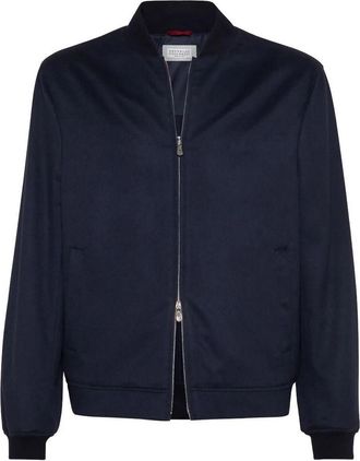 Brunello Cucinelli Cashmere Bomber Jacket