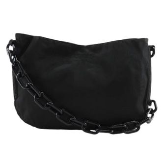 Prada Pre-owned Shoulder Bags, female, Black, Size: ONE SIZE Pre-owned B6431 Nylon Shoulder Bag