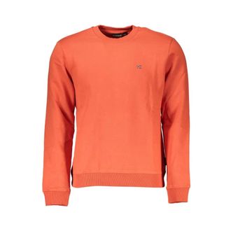 Napapijri Heren, Sweatshirts & Hoodies, Oranje, Maat: 3XL Fleece