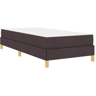 vidaXL Cama Tipo Box Spring Marr&oacute;n 90 X 200 Cm Vidaxl