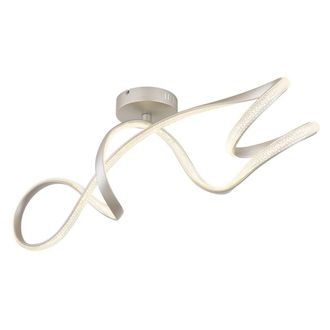 Globo Lighting Plaf&oacute;n - Swirl - Acero - Metal - Led - 67341dn