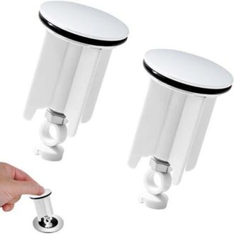 OEM Tappo Per Lavello Da 40 Mm - Confezione Da 2 Tappi Universali In Silicone Resistente Per Lavelli Da Cucina E Bagno