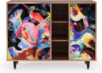 StoryZ Aparador multicolores 3 cajones y 1 puerta L 125 cm