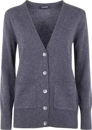 Anneclaire Wool & Cashmere Fitted Cardigan