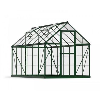 Palram Greenhouse Harmony 6 x 12, Polycarbonate, L370 x W185 x H208 cm, Green