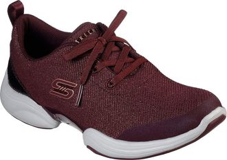 Skechers Ladies 23389-BURG Trainers (4 UK) Red