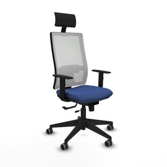 Piqueras y Crespo Silla De Oficina Con Cabecero Piqueras Y Crespo 1d066g1 Azul Marino