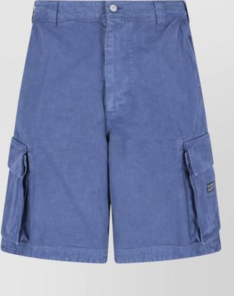 ERL tailored shorts belt loops cargo pockets