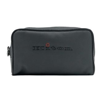 Kiton Pochette Regular Solid - Bags - Hombre - Gris - ONE SIZE