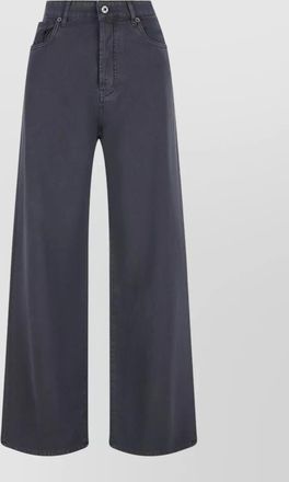 Miu Miu wide leg trousers belt loops pockets