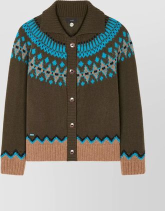 Alanui winter jacket sweet oliva/multicolor