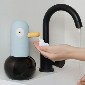 Elle Bonito Dispensador De Jab&oacute;n, Dispensador Autom&aacute;tico De Jab&oacute;n De Espuma Con Forma De Paloma Para Ba&ntilde;o, Cocina, Oficina, Escuela