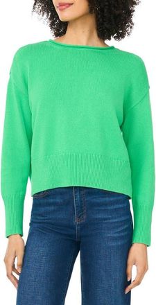 Vince Camuto Roll Neck Sweater in Island Green at Nordstrom, Size X-Small