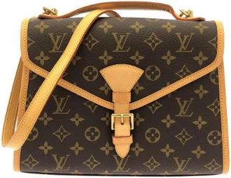 Louis Vuitton Pre-owned Monogram Bel Air Shoulder Bag - Dames - Vintage Handtas - Bruin - ONE Size - Vintage