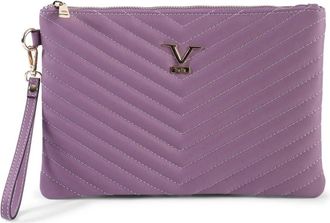 19V69 Clutches, female, Purple, Size: ONE SIZE Unique Leather Shoulder Bag