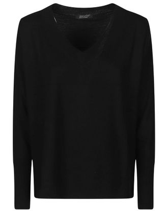 Aragona WomenS V-Neck Knit Sweater