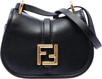 Fendi Pre-owned Mini Crossbody Bag - Dames - Vintage Mini Tas - Zwart - ONE Size - Leer - Vintage