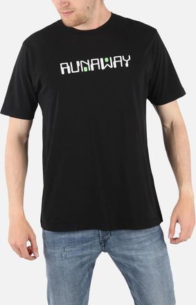 Diesel Mens DIESEL T JUST ZD 0SAYP 900 Mens T-shirt Graphic Print Crew Neck Summer Black Tee - Size: 38