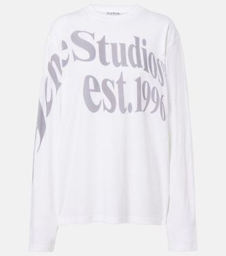 Acne Studios Oversized cotton-blend jersey T-shirt